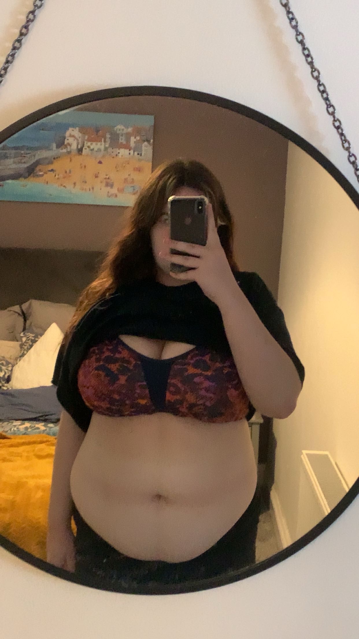 Layla at the beginning of her personal fitness journey